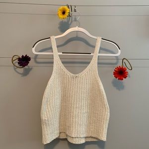 Get with KNIT (copped tank top!)